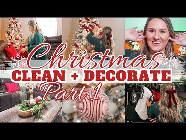 2024 CHRISTMAS CLEAN + DECORATE | COZY CHRISTMAS DECORATING | CLEANING MOTIVATION | MarieLove