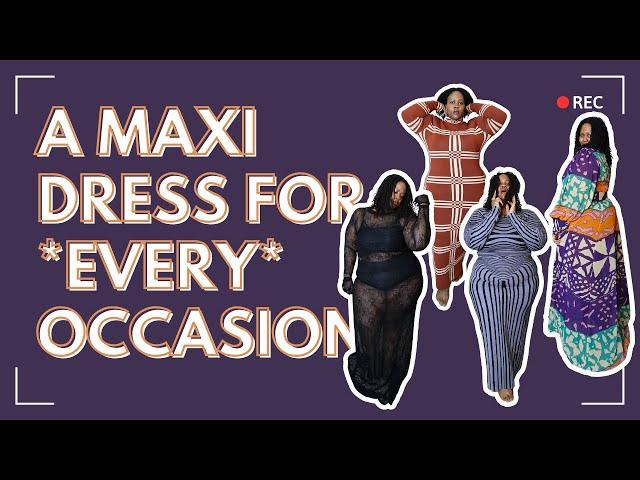 12 Stunning Plus Size Maxi Dresses | Fashion Nova Curve & Ofuure | Try-On Haul | Plus Size Fashion