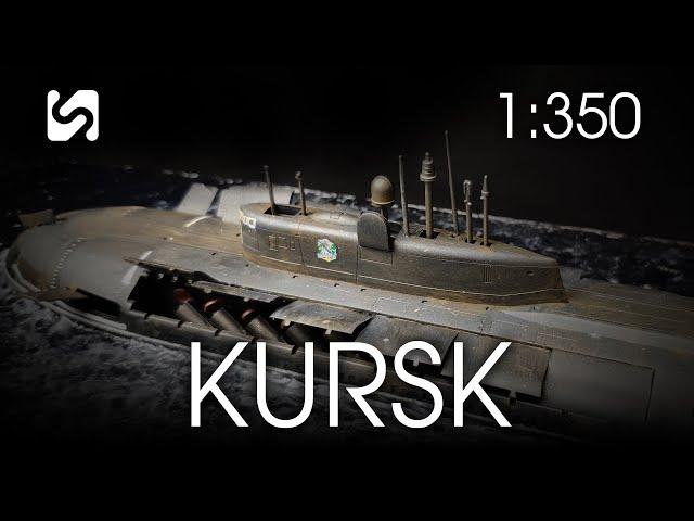 KURSK Nuclear Submarine  1/350 / Resin Art