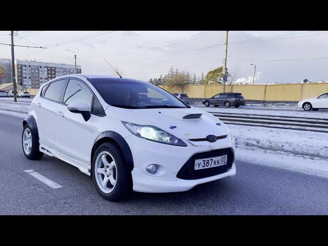 Ford Fiesta на 3S-GTE, 260 лошадей на тонну веса!