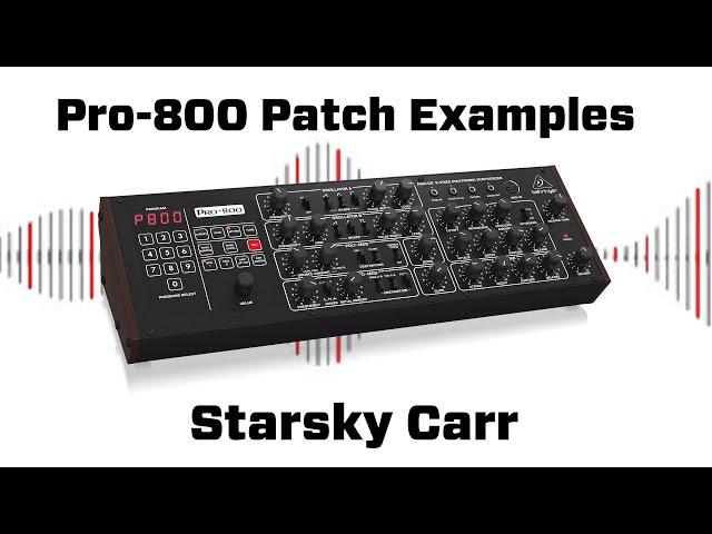 Behringer Pro-800 More Sounds Only Demos