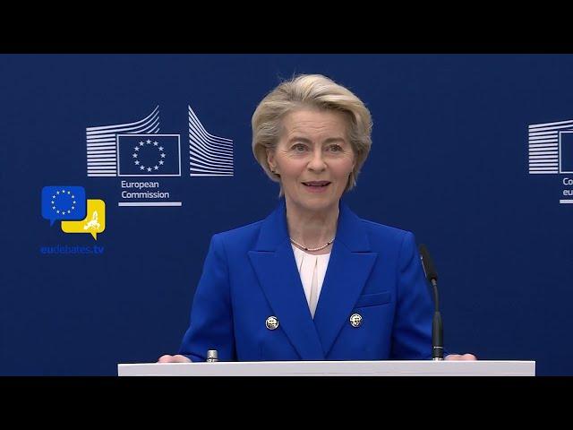 EU STRIKES BACK: Ursula von der Leyen Challenges Trump with €800 Billion Defense Plan! #ReArmEurope