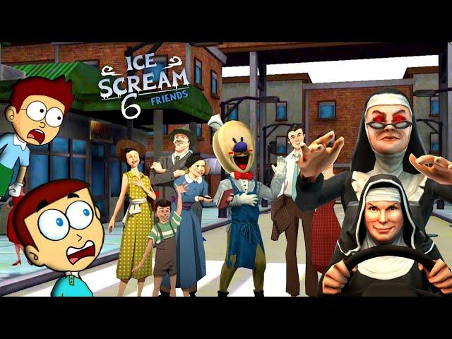 Joseph Sullivan's Death Secret Cutscene in Ice Scream 6 | Shiva and Kanzo Gameplay