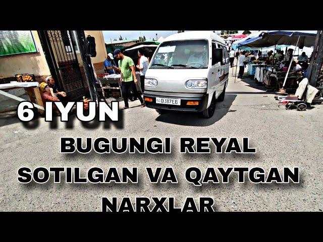 6 IYUN SOTILGAN VA QAYTGAN NARXLAR BUGUNGI NAMANGAN NORIN MASHINA BOZORI OMADLI 2024