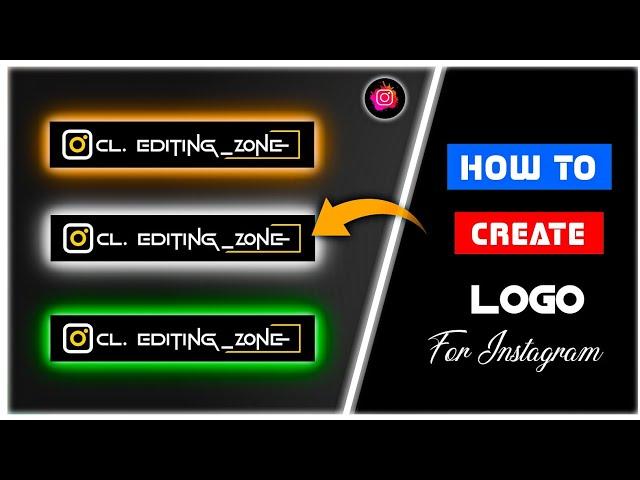 How To Create Instagram ID Logo || Watermark Editing Tamil || In Pixellab App