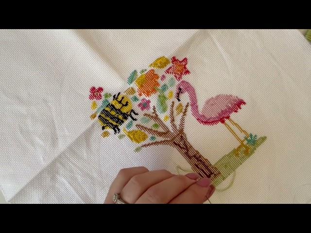 Flosstube Extra - How I Keep My Stitching Neat