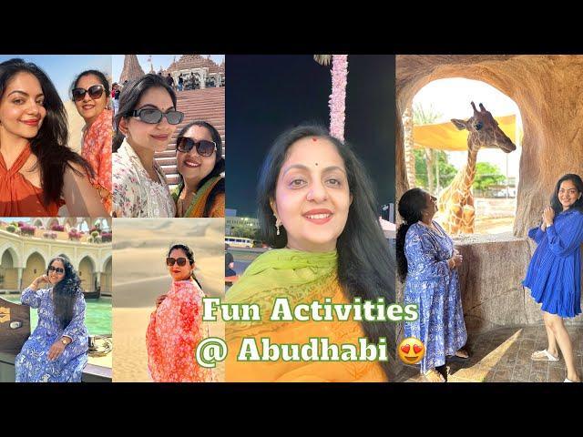 Fun Activities@Abudhabi| Sindhu Krishna