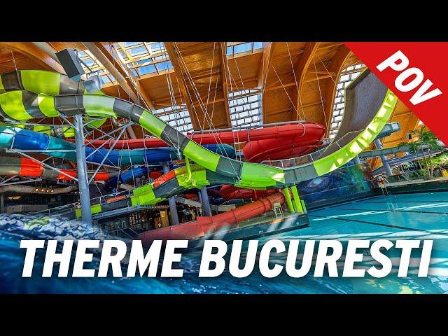 All Water Slides at GALAXY Therme Bucuresti in Romania [2024 POV]