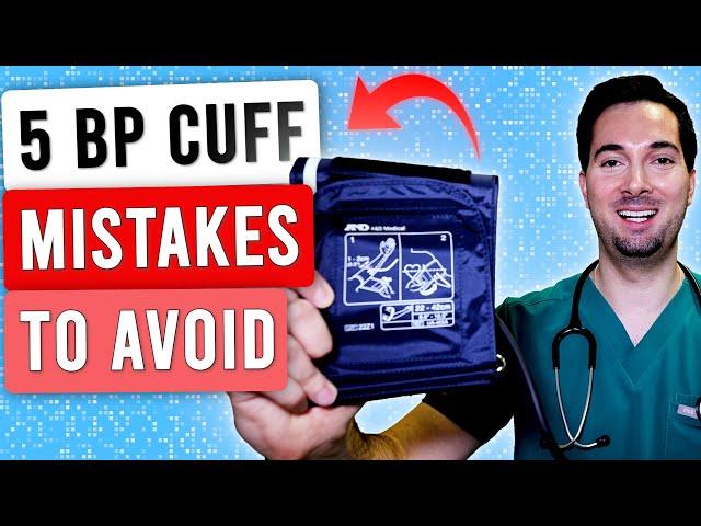 How to use blood pressure cuff correctly placement and size