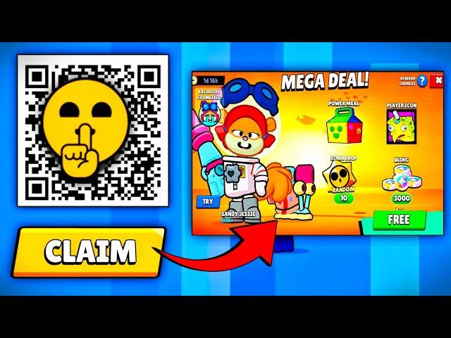 QR CODE BRAWL STARS!  MEGA BOX & POWER MEAL OPEN  BRAWL STARS NEW UPDATE