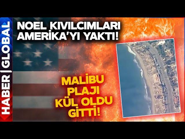 Ünlü Malibu Plajının Son Görüntüleri Hayrete Düşürdü! ABD Cehennemi Yaşıyor!