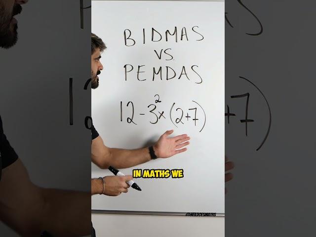 BIDMAS Vs. PEMDAS