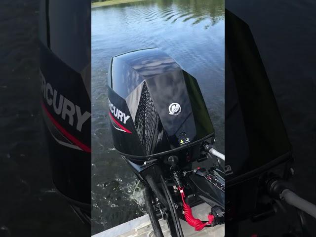 2023 30hp Mercury at idle
