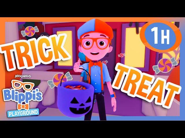 Roblox Blippi Trick-or-Treating Gameplay  Blippi Roblox | Gaming For Kids | After School Club