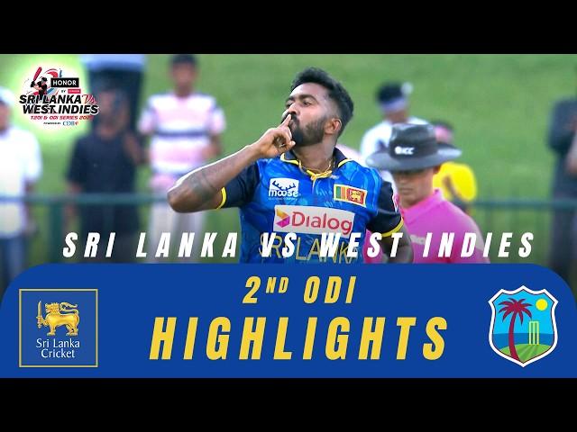 2nd ODI | Highlights | West Indies Tour Of Sri Lanka | 23rd October 2024