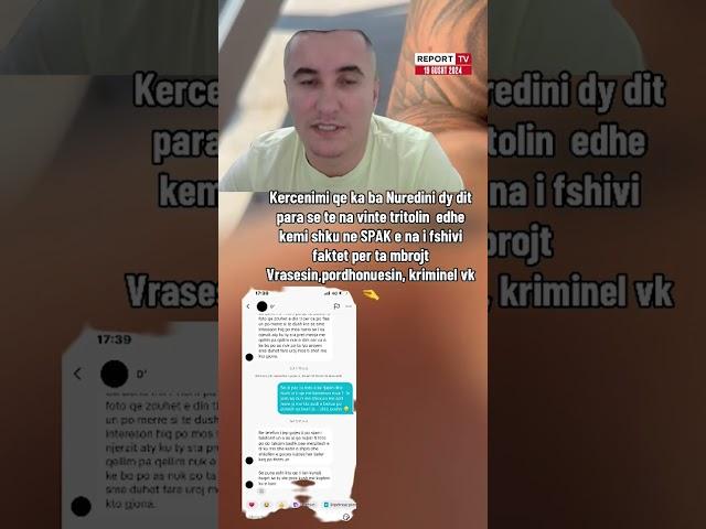 Xhovana Nikolli nxjerr videon: Ja si më kërcënoi Nuredin Dumani