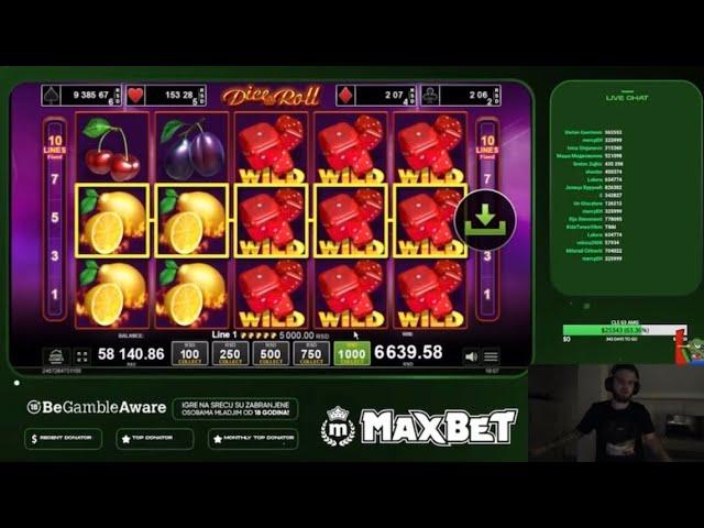 Bibi Casino ( 30X 1000 din bet ) MAX WIN Veliki dobitak.                      MaxBet