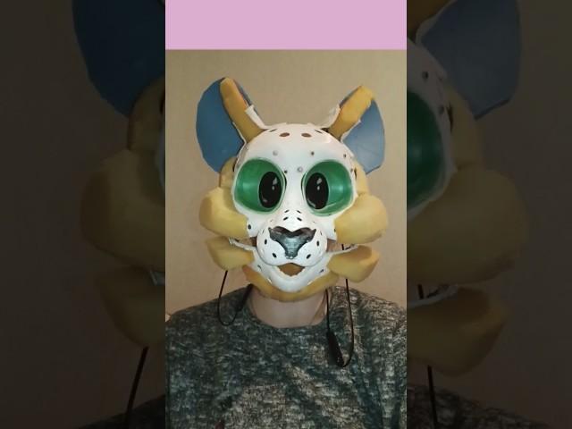 немножко из процесса #фурри #furry#Фурсьют #фурхед#маска #крафт #ос #партиал #кот