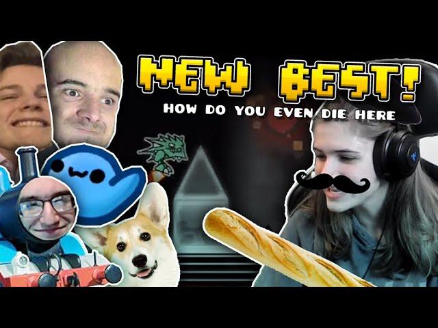 Dark Travel, but everyone is dumb (Stream Highlights) | Geometry Dash Hard Demon