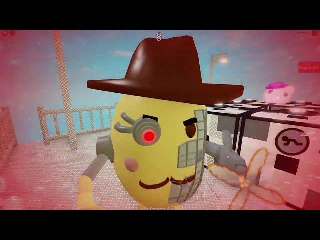 Roblox Piggy 2 CYBORG MR. P NPC JUMPSCARE - Roblox Piggy Build Mode