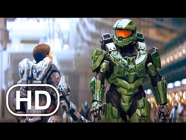 Master Chief Loves Cortana Scene Full Love Story 4K ULTRA HD - Halo Cinematic