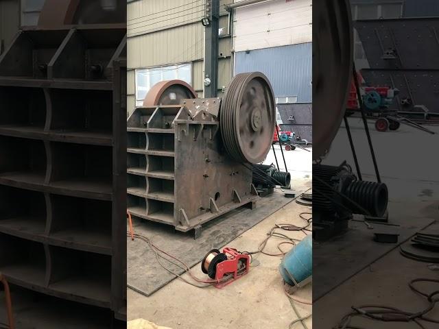 BTMA PE600x900 jaw crusher original sound start, factory tested tested for 8 hour. #crusher #machine