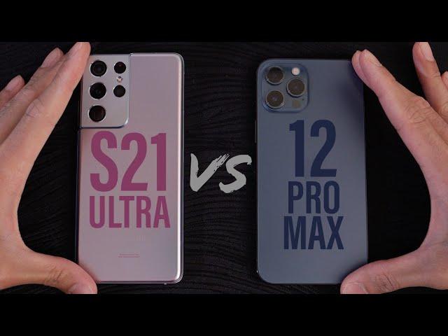 Samsung Galaxy S21 Ultra vs iPhone 12 Pro Max SPEED TEST!