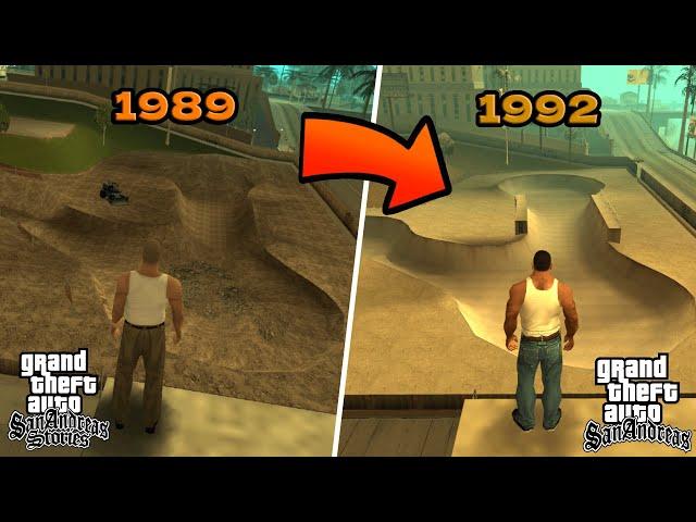 GTA San Andreas Stories VS GTA San Andreas MAP COMPARISON!