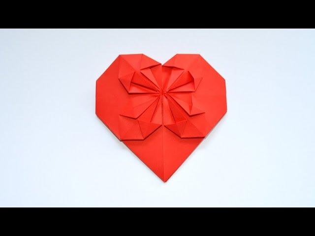 How to make a paper heart for Valentines Day - Easy Tutorials