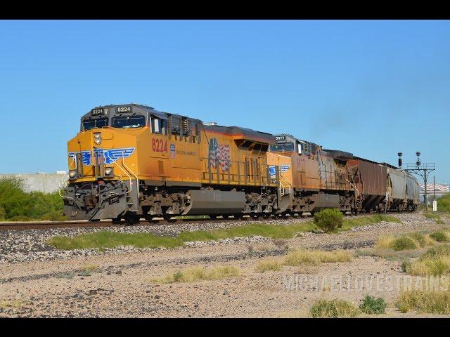 Union Pacific Trains in Southern Arizona & New Mexico - Southwestern Railroad Included!