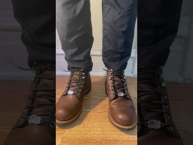 Breaking in Red Wing Iron Ranger, Day 15 #shorts #asmr #redwing #ironranger