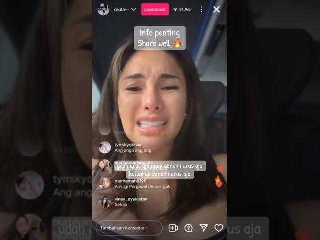 LIVE NIKITA MIRZANI TERBARU INFO PENTING BUAT KALIAN SEMUA WELL️