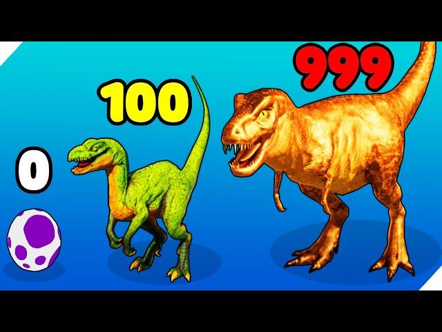 ЭВОЛЮЦИЯ ДИНОЗАВРОВ! Dino Run гонки с динозаврами