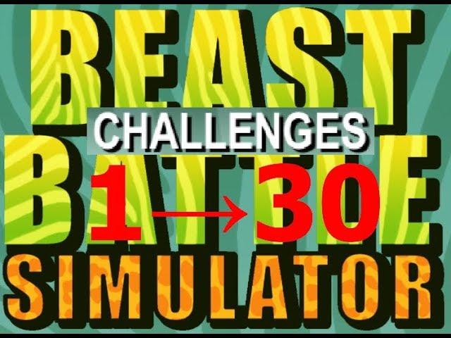 Beast Battle Simulator Challenges 1→30