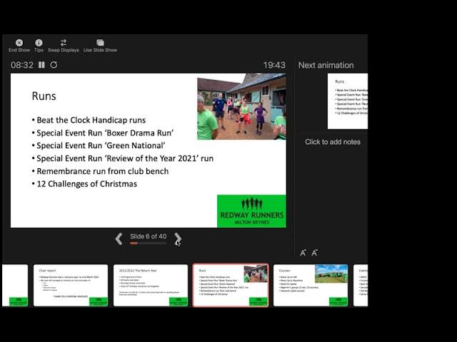 Redway Runners AGM 2022