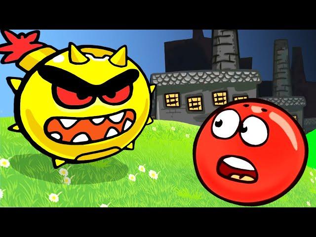 Новый КРАСНЫЙ ШАРИК против ЧЕРНЫХ КВАДРАТОВ игра Red Ball 4 на канале Мистер Игрушкин