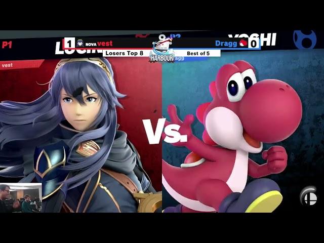 Losers - Dragg (Yoshi) vs NOVA|vest (Lucina) - Smash On The Harbour #216