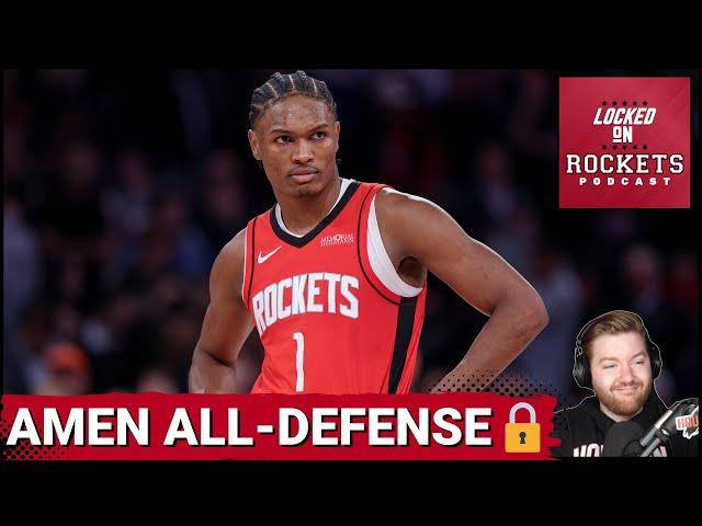 Rockets SHATTER Expectations As Amen Thompson Earns Defensive Honors | Young Core Ready for Takeoff?