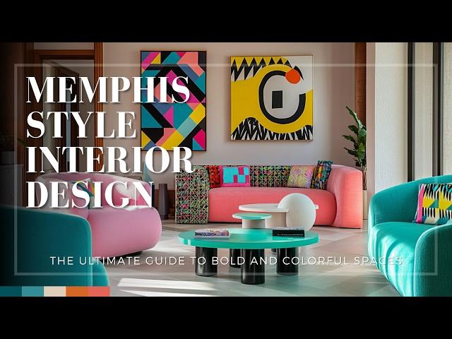 Memphis Style Interior Design: The Ultimate Guide to Bold and Colorful Spaces