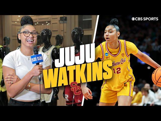 JuJu Watkins speaks on Caitlin Clark, being the face of women's college hoops, LeBron James & more