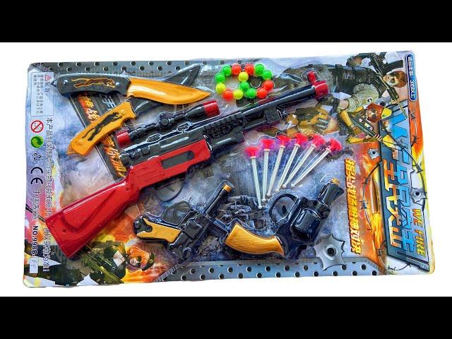 SNIPER RIFLE//AK47 Shotgun Machine gun Max gun Gell BBlaster PUBG SET