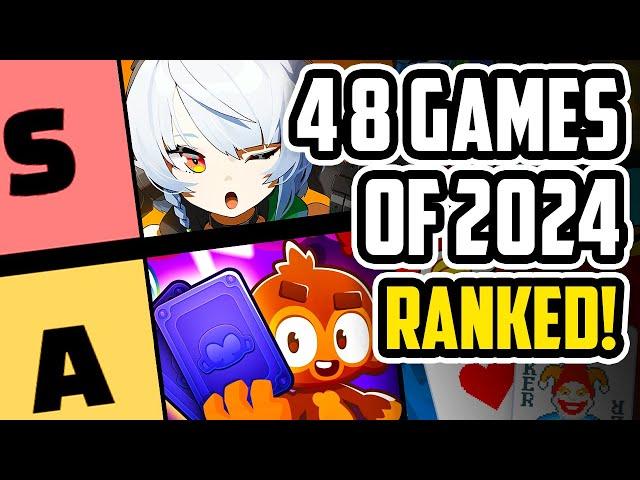 BEST MOBILE GAMES OF 2024 TIER LIST | 48 MOST IMPACTFUL ANDROID & iOS GAMES OF THE YEAR!