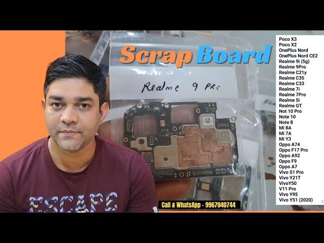 OnePlus , Realme , Oppo & Vivo Mix Scrap Motherboard 30 Pcs Lot