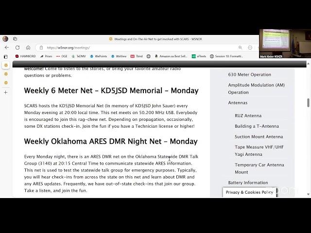 SCARS Meeting: Gayland Kitch WX5MOR - Winlink Email over radio