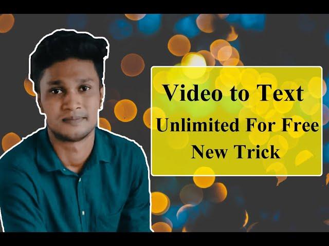 Video to text converter | Free video to text tool