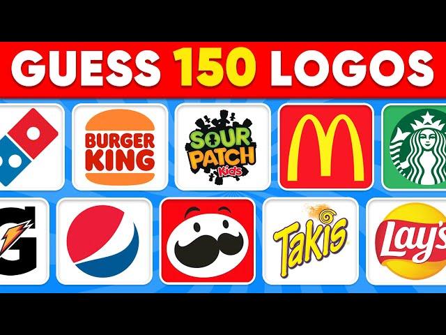 Guess the Logo in 3 Seconds | 150 Famous Logos  Logo Quiz | Monkey Quiz