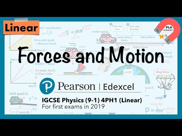 Edexcel IGCSE Physics (9-1) Unit 1 Forces and Motion revision (4PH1) (Linear) #edexcel_igcse_physics