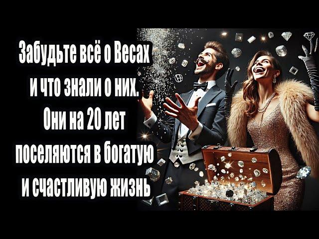 Забудьте всё о Весах и что знали о них. Они на 20 лет поселяются в богатую и счастливую жизнь