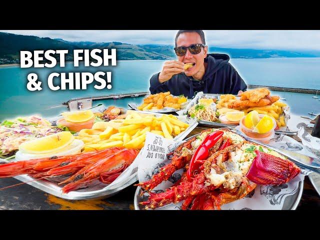 FISH & CHIPS Mountain!!   Best Australian SEAFOOD on the Great Ocean Road!!