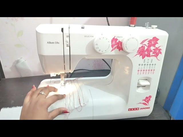 "Usha Janome Electric Sewing Machine Full Review | What's in the Box, Threading, Piko, and Stitch